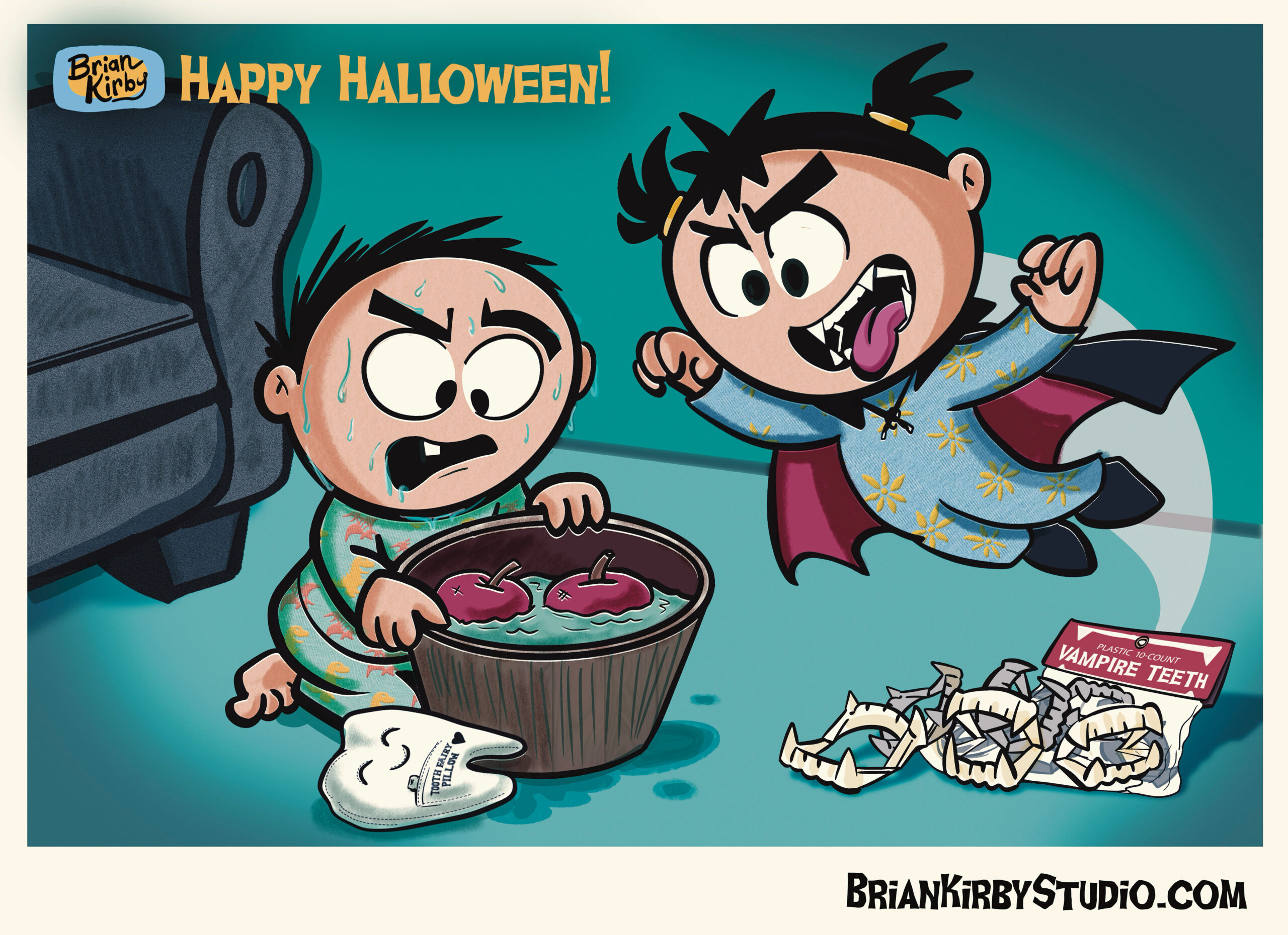 Vampire teeth assist