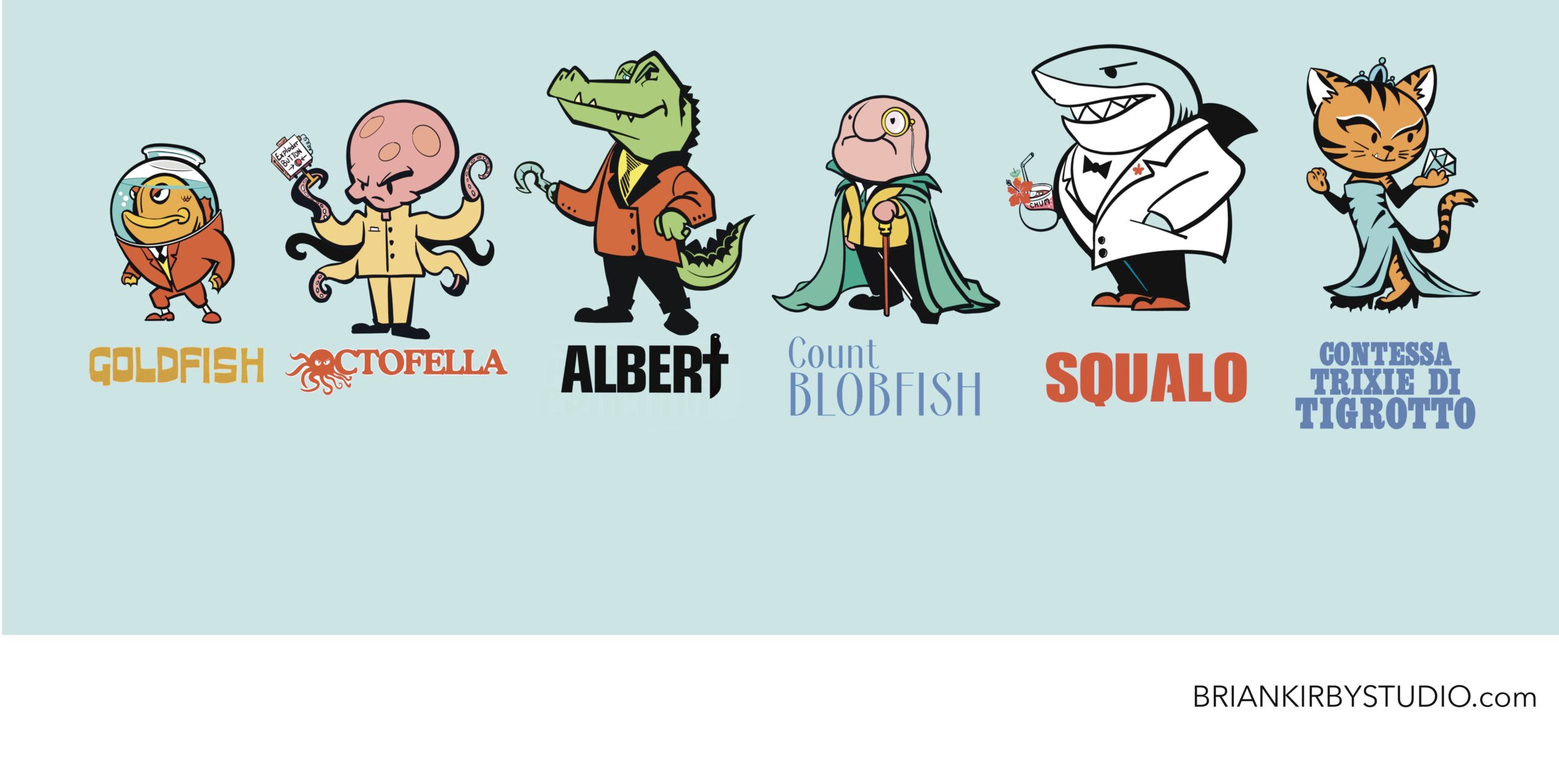 Sinister villains of A.Q.U.A.