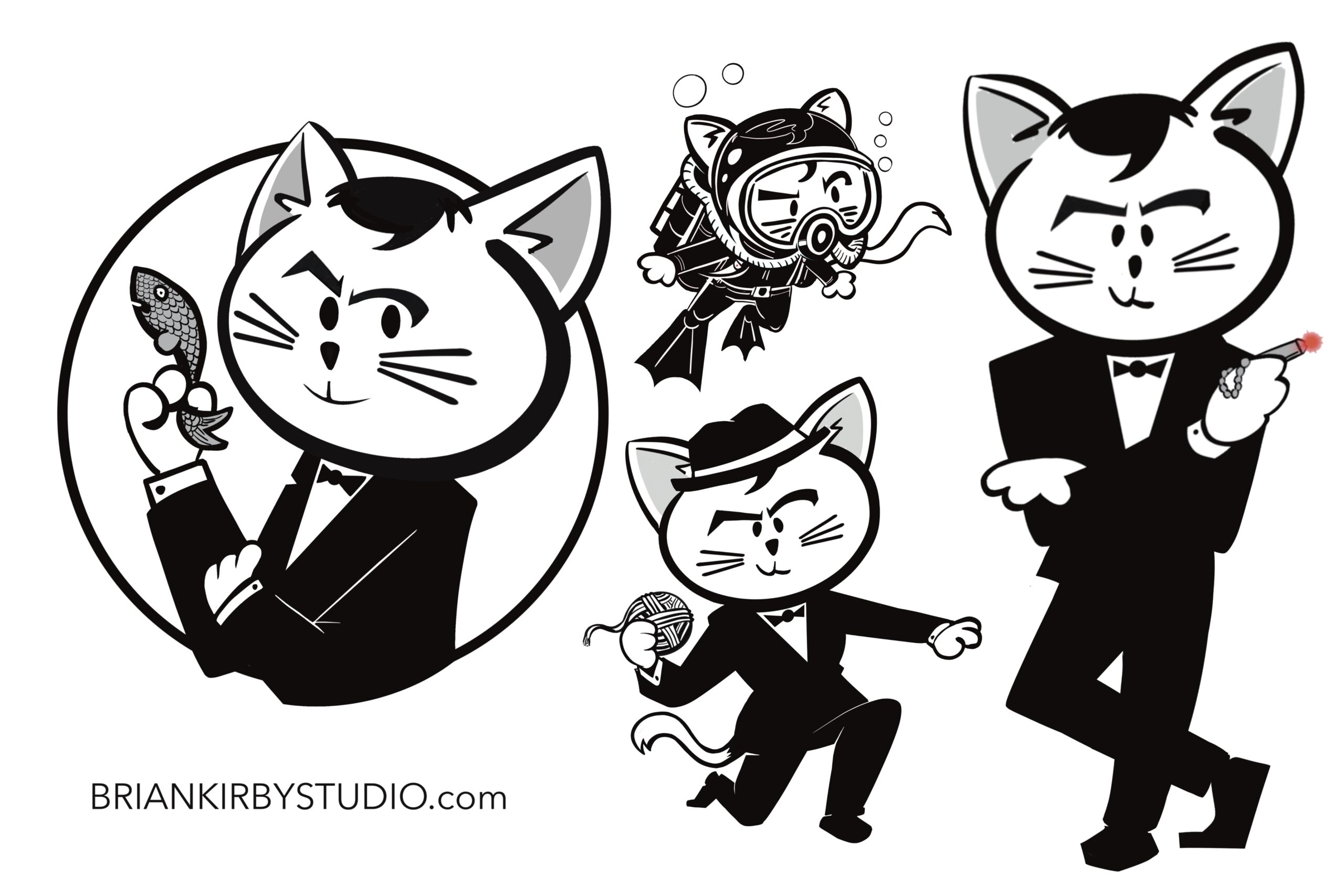 Tuxedo Cat…Superspy?